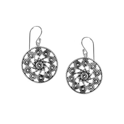 Sterling Silver Artisan Style Earrings