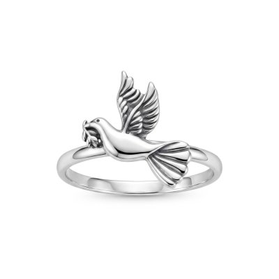 Sterling Silver Dove Ring