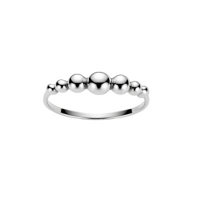 Sterling Silver Bead Ring