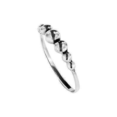 Sterling Silver Bead Ring