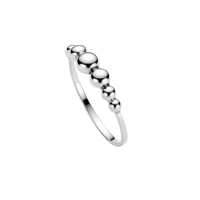 Sterling Silver Bead Ring