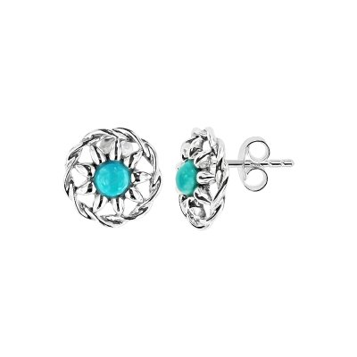 Sterling Silver Turquoise Earrings