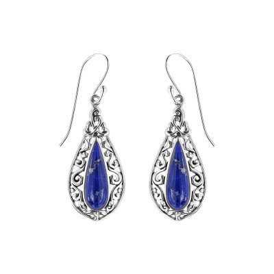 Sterling Silver Lapis Lazuli Earrings