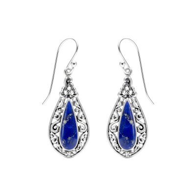 Sterling Silver Lapis Lazuli Earrings