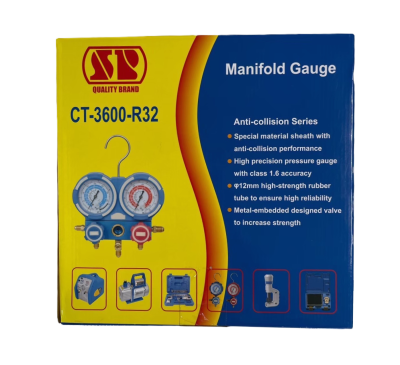 เกจ์วัดน้ำยาพร้อมกระเป๋า CT-3600-R32-410SP