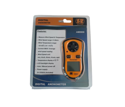 วัดรอบแรงลม พร้อมอุณหภูมิ AM-8908