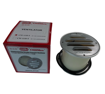 Coolmax ชุดฝาระบายอากาศ ห้องเย็น CM-1110S รุ่นกลม