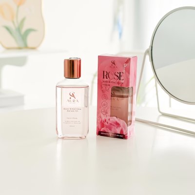 เซรั่มน้ำมันกุหลาบ 1 ขวด Rose Wital Glow Serum Oil (โรส ไวทัล โกลว์ เซรั่ม ออยล์)