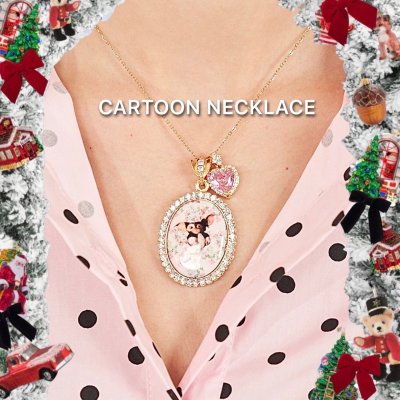 Cartoon necklace(blingbling)