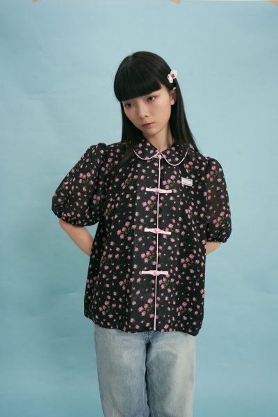 จัดส่ง 15 มกรา LIU TOP BLACK