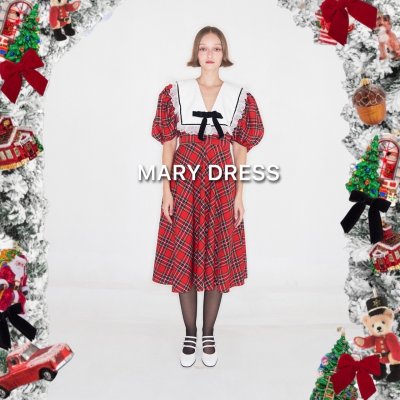 Mary Tartan Red (drop2)