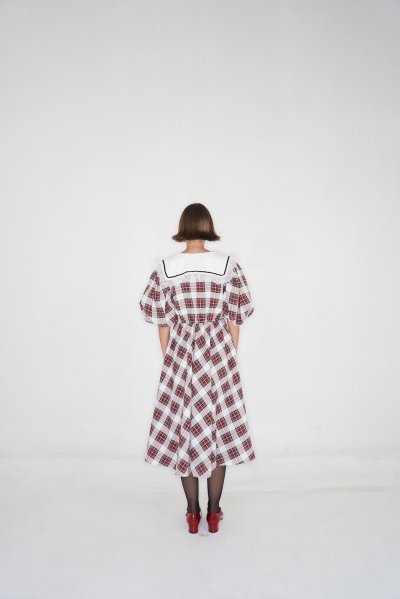 Mary Tartan white