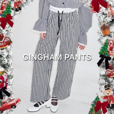 Gingham Pants