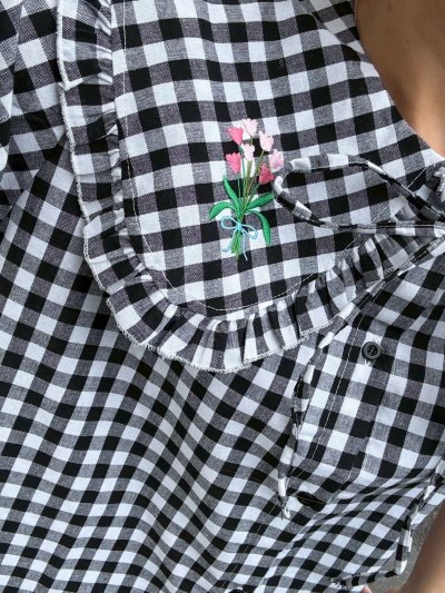 GINGHAM TOP