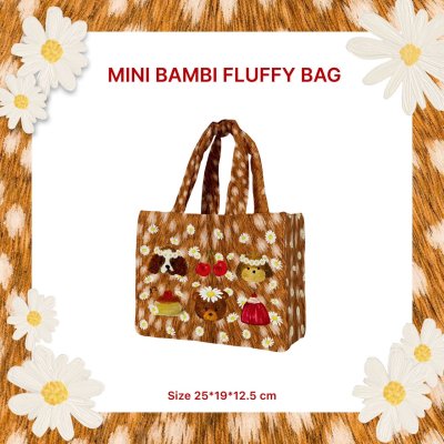 จัดส่ง 12 พฤษภา MINI BAMBI FLUFFY BAG