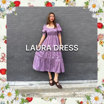 LAURA DRESS (PURPLE)