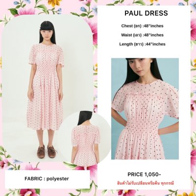 PAUL DRESS PINK