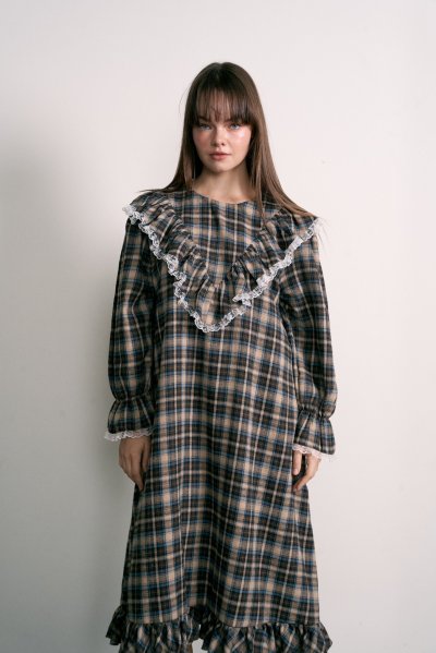 MARTHA DRESS (BROWN)