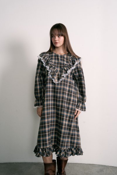 MARTHA DRESS (BROWN)