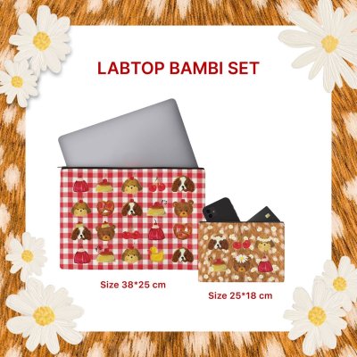 จัดส่ง 24 เมษา BAMBI LAPTOP SET