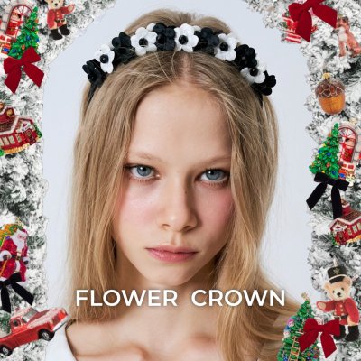 Flower Crown black