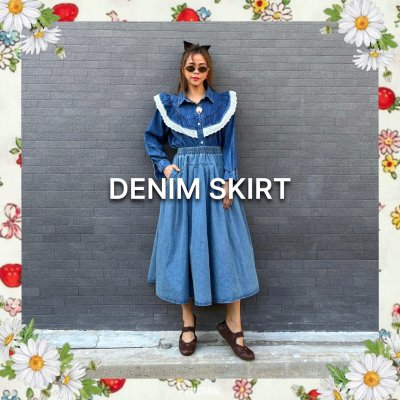 DENIM SKIRT