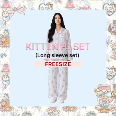 FREESIZE KITTEN PJ LONG SET (ชุดยาว)