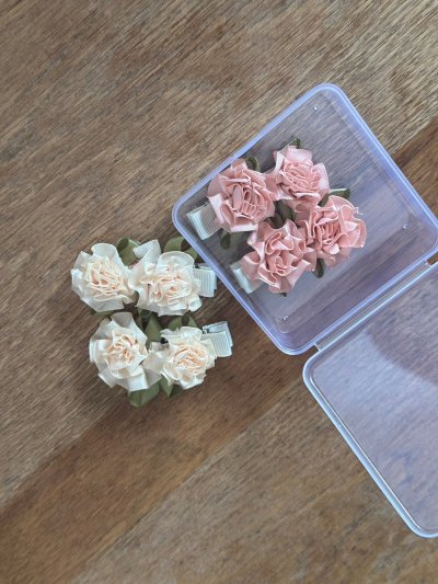 Flower hair clip set of 4