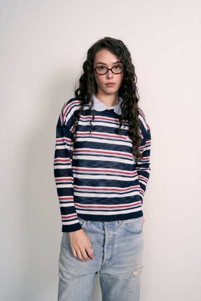 STRIPE TEE (ไม่รวม collar)