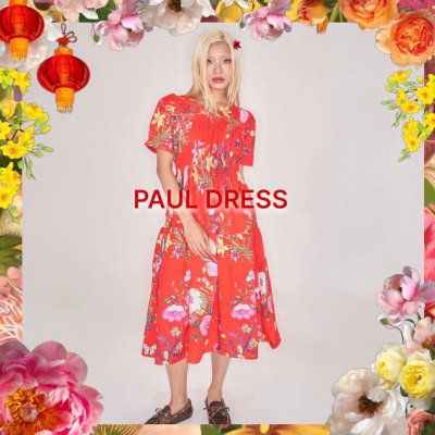 PAUL FLOWER DRESS
