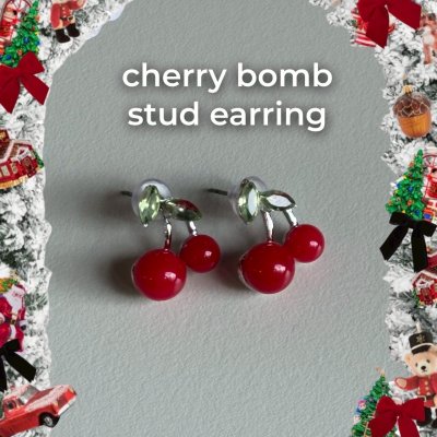 Cherry Bomb Earring