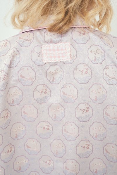 จัดส่ง 12 มกรา FANFAN SET ( CAT PURPLE)