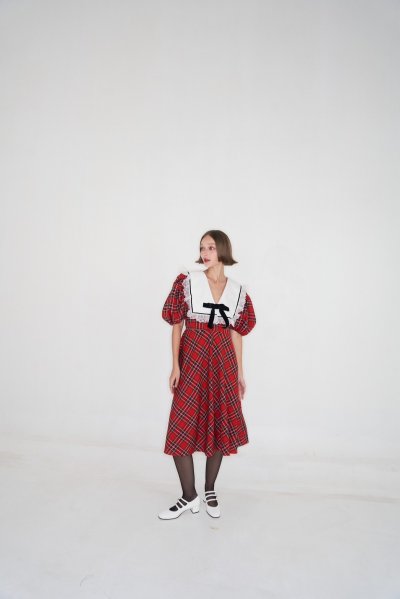 Mary Tartan Red (drop2)