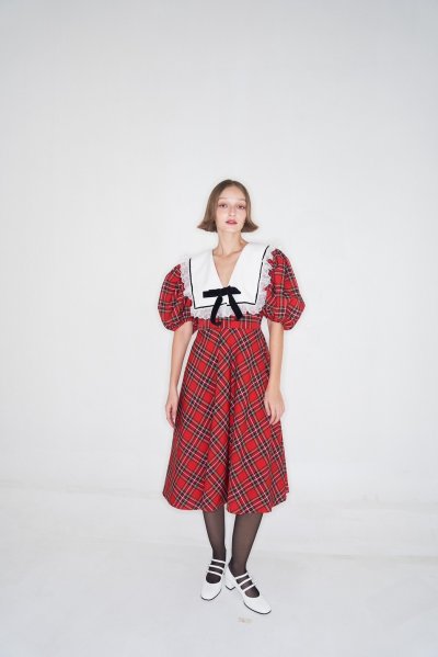 Mary Tartan Red (drop2)