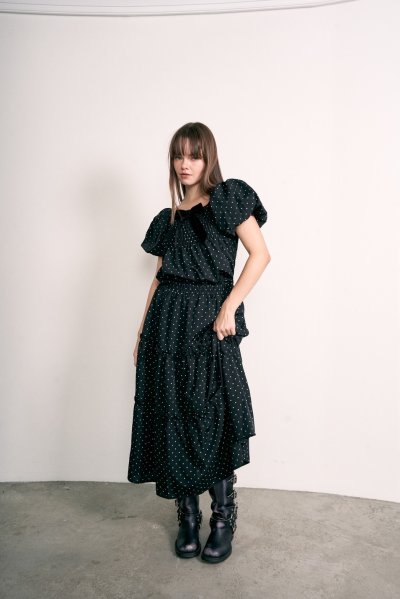 SOFIA BLACK SET (TOP+SKIRT)