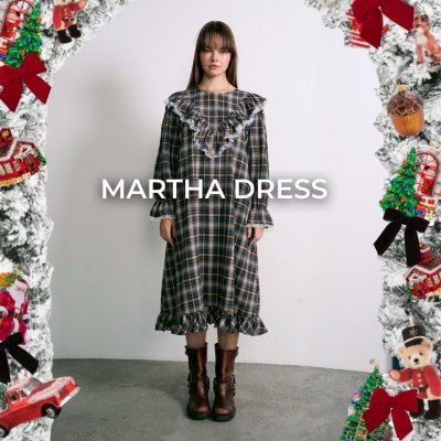 MARTHA DRESS (BROWN)