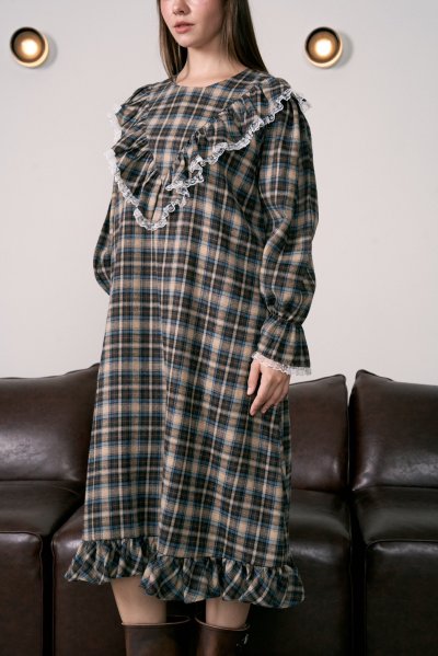 MARTHA DRESS (BROWN)