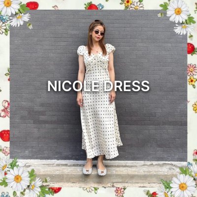 (จัดส่ง 14/07) NICOLE DRESS WHITE