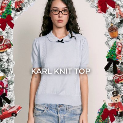 KARL KNIT (BLUE)