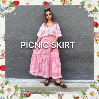 PICNIC SKIRT (PINK)