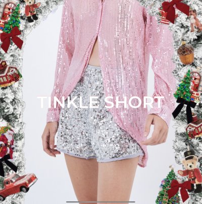 TINKLE SHORT สีเงิน