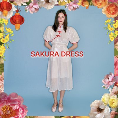 SAKURA DRESS (WHITE)