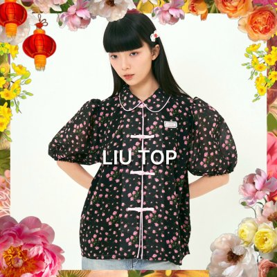 จัดส่ง 15 มกรา LIU TOP BLACK