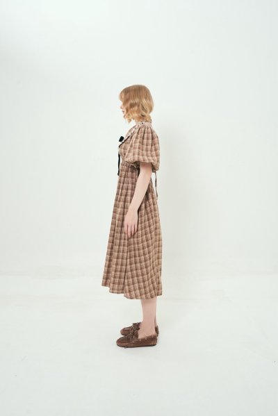ALEXA DRESS (BROWN)