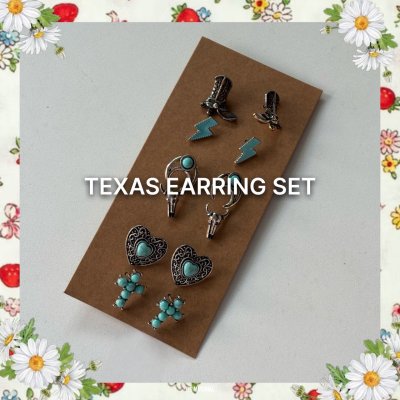 TEXAS EARRING SET