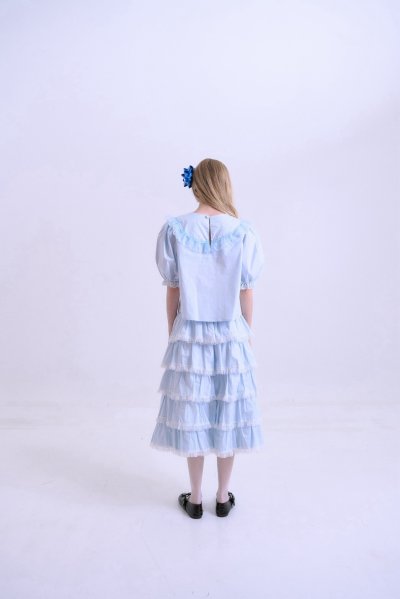 จัดส่ง 5/11 MARGARETT TOP (BLUE)