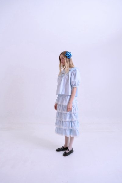 จัดส่ง 5/11 MARGARETT TOP (BLUE)