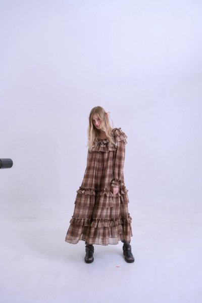 จัดส่ง 2/11 NICOLE DRESS (BROWN)
