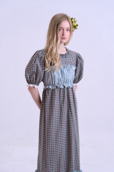 VIVIENNE DRESS (BROWN)