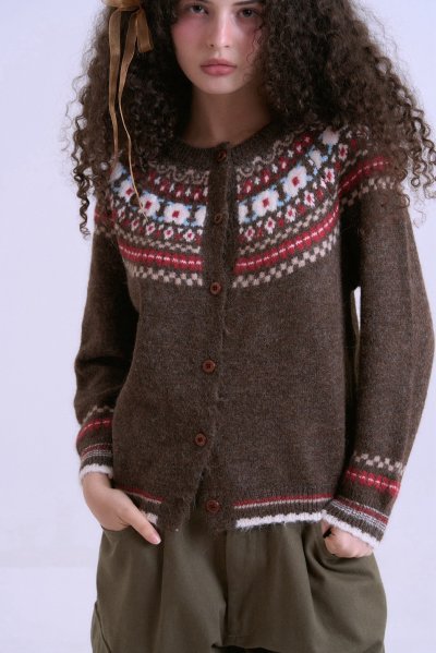 CANDY CARDIGAN (BROWN)